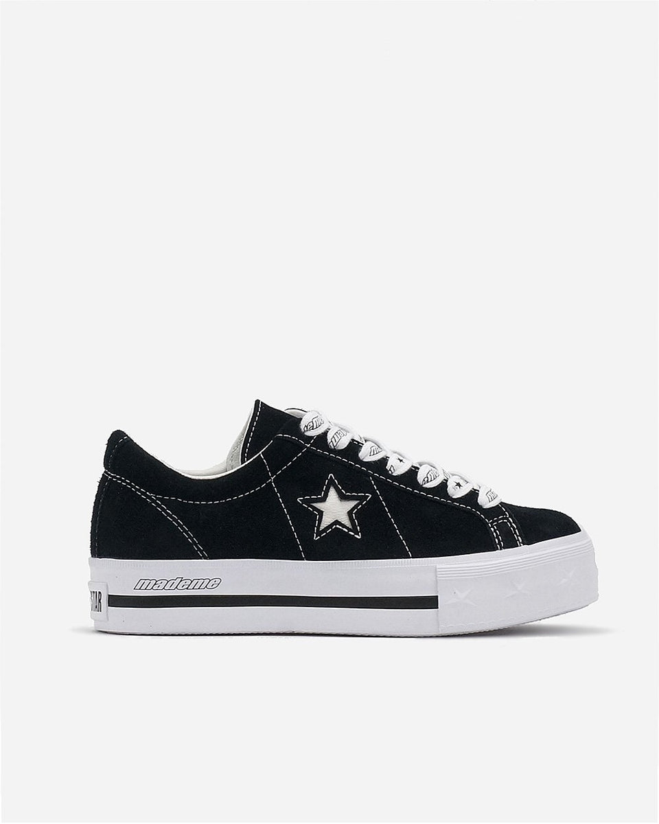 Converse Femme 561675c Sneakers Basses, Schwarz Black Black White 001, 37.5  EU : : Mode