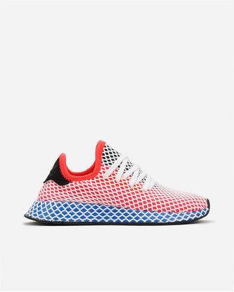 Adidas Deerupt Runner Solar Red/Blue Womens Sneaker AC8466