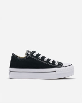 Converse Chuck Taylor Platform Canvas Low Black Womens Sneaker 540266