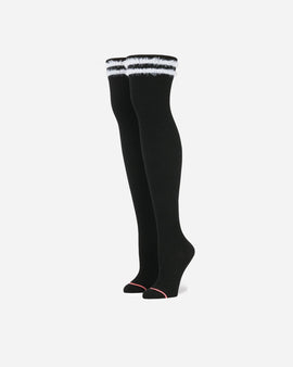 Stance Fenty Fur Tale Knee Hi Sock Black Womens Sneaker W832D17FUR