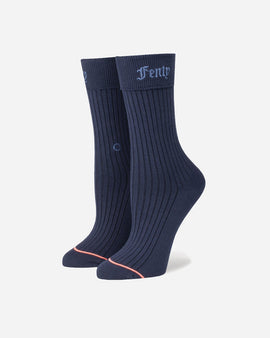 Stance Fenty Prep Sock Blue Womens Sneaker W425D17FEN