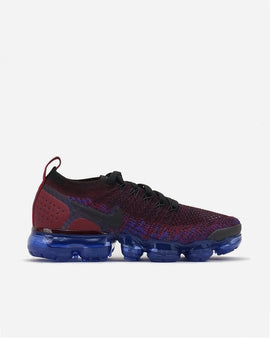 Nike Air Vapormax Flyknit 2 Black/Team Red/Racer Blue Womens Sneaker 942843-006