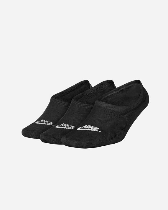 Nike Sportswear Footie Sock 3 Pack Black/White Womens Sneaker SX6014-010