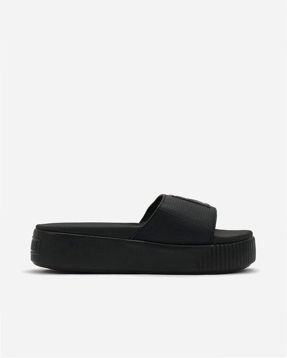 Puma Platform Slide Black Womens Slide 36612202