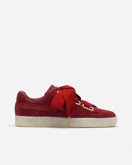 Puma Suede Heart Fabulous Red Dahlia Womens Sneaker 36556102