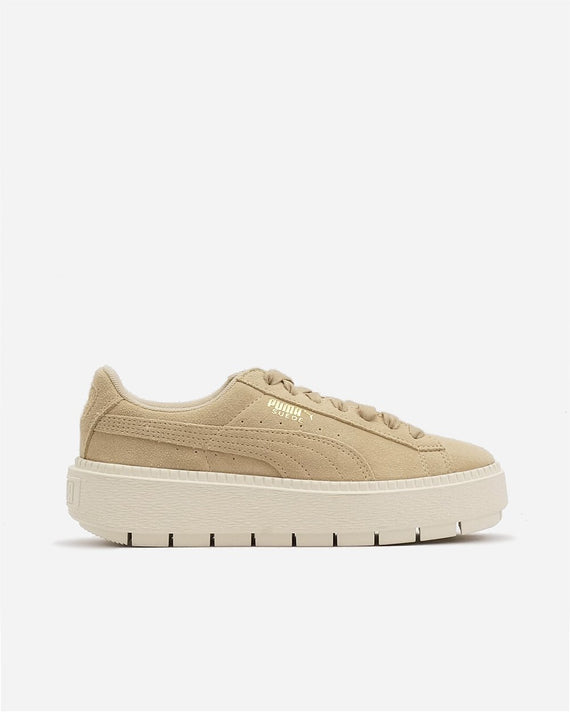 Puma Suede Platform Trace Safari/Marshmellow Womens Sneaker 36583002