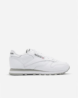 Reebok Classic Leather White/Light Grey Womens Sneaker 2214