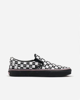 Vans Lazy Oaf X Classic Slip-On Checkerboard/Eyeball Womens Sneaker VNA38F7QD0