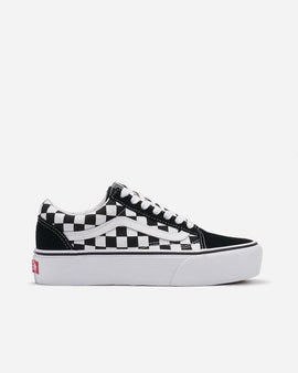 Vans Old Skool Platform Checkerboard Black/White Womens Sneaker VNA3BUHRK